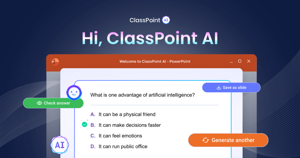 أداة كلاسبوينت ايه أي ClassPoint AI