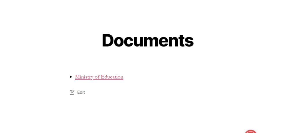 إضافة "Documentation"