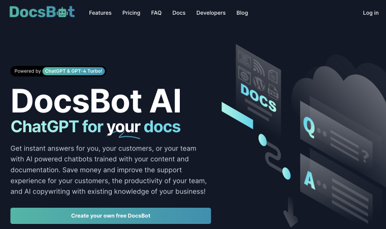 إضافة DocsBot AI